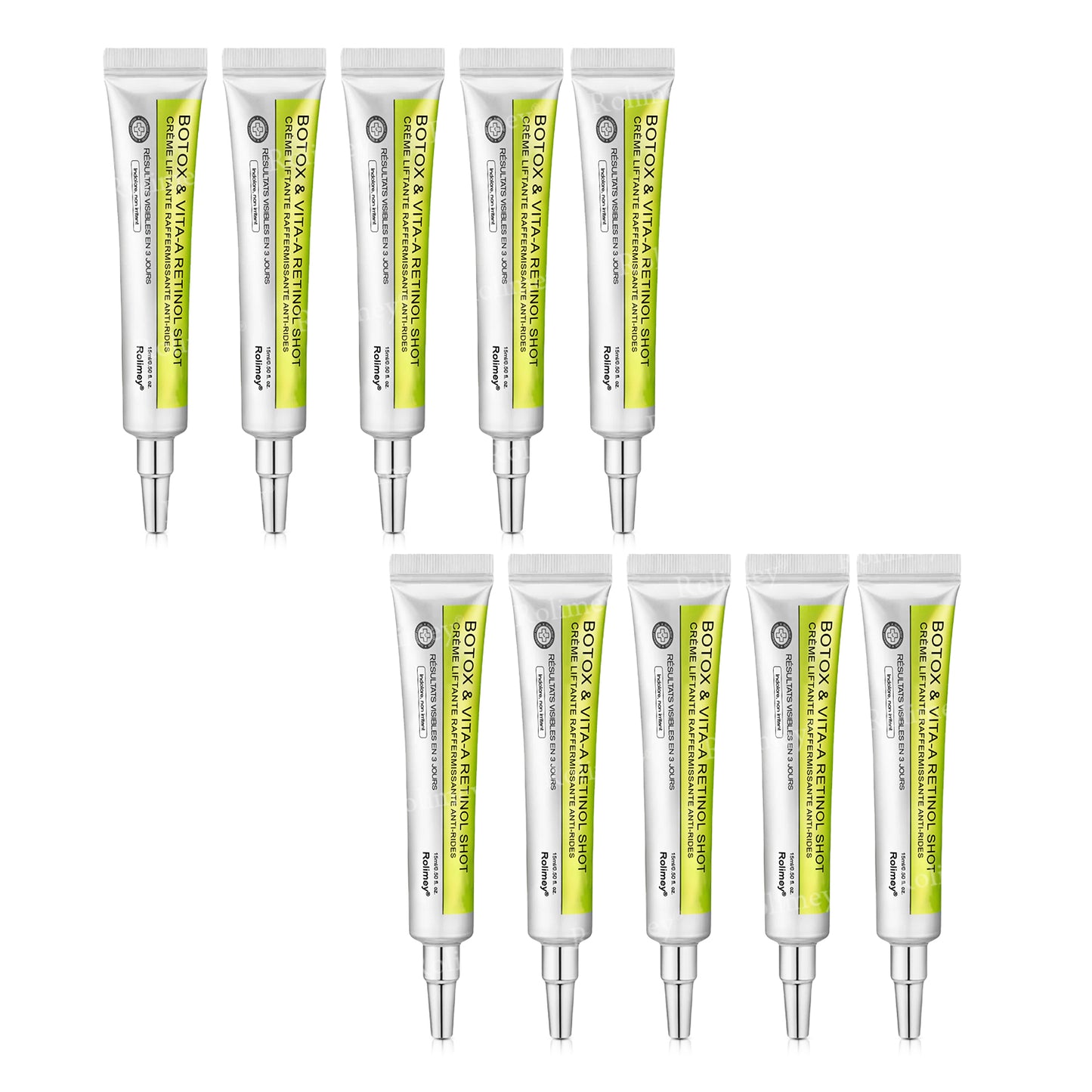 🌿👨⚕️💫Fabriqué et expédié depuis la France 🇫🇷 💫Rolimey® Crème Liftante Effet Botox & Vita-A Retinol Shot- Dernier jour de promotion – 70% de réduction