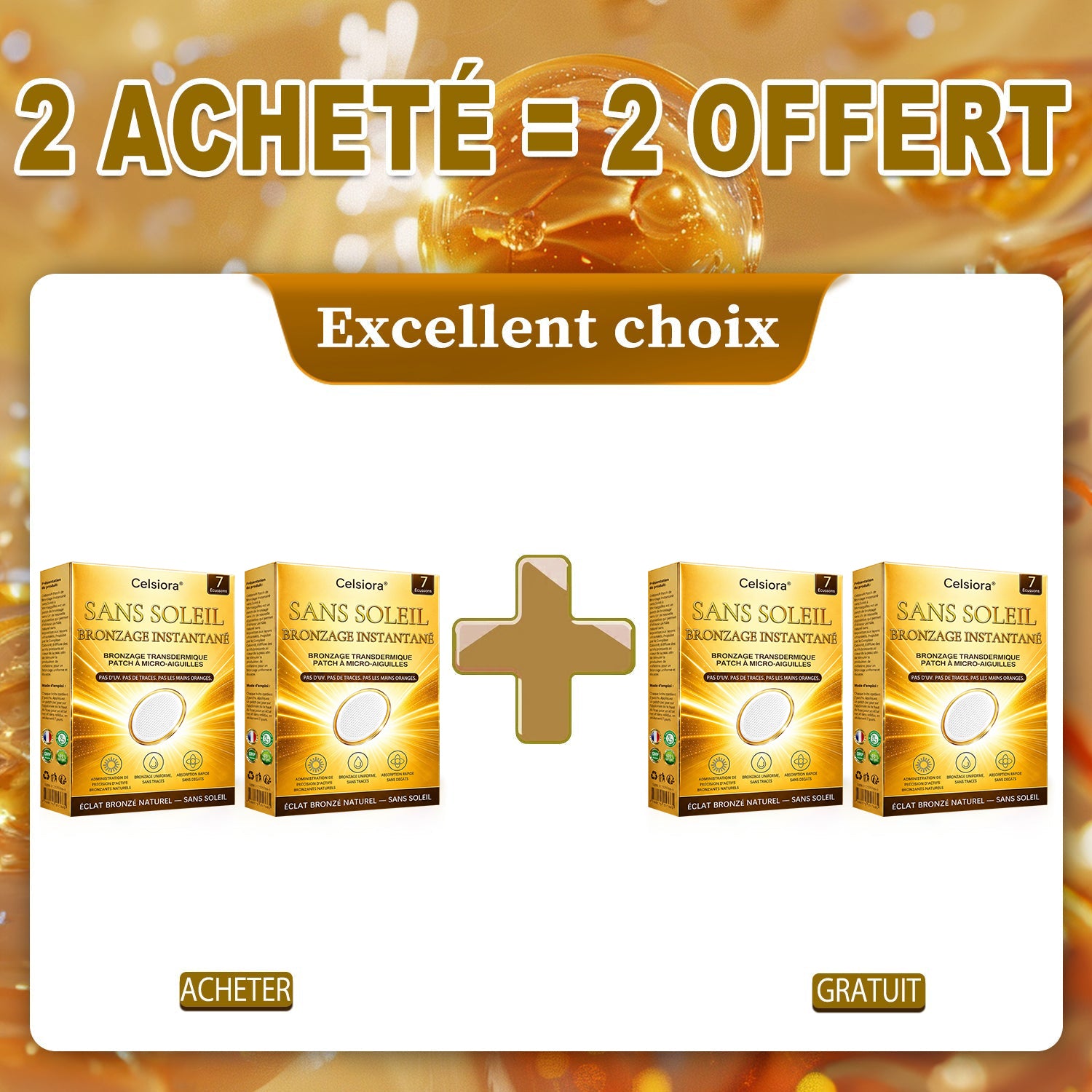 🥇 Achetez-en 2 recevez-en 2 gratuits – 4 boîtes