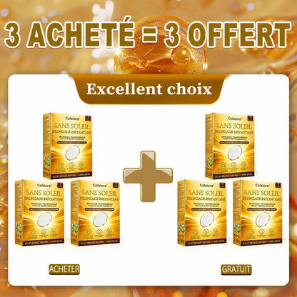 Boutique Officielle | ☀️☀️ Celsiora® Patch Bronzant Instantané Sans Soleil à Micro-Aiguilles 🇫🇷 (Une seule fois par jour) Hâle bronzé visible en 7 jours ✅ Sans UV, sans effet orange, sans traces, sans DHA, sans application salissante.