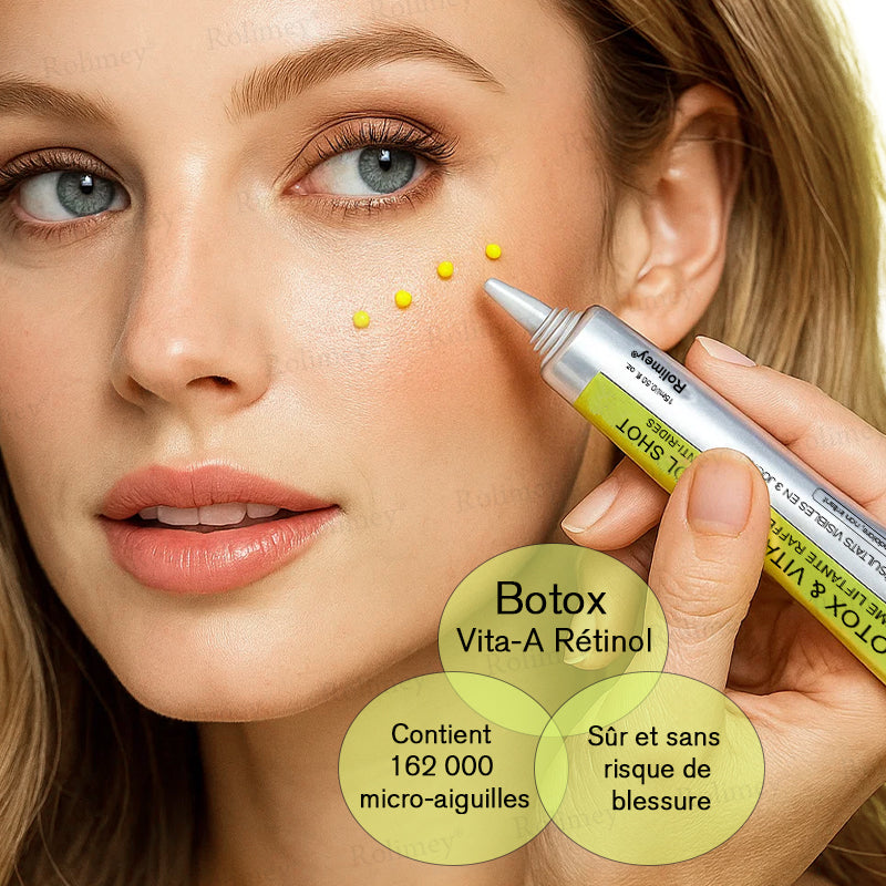 🌿👨‍⚕️💫Fabriqué et expédié depuis la France 🇫🇷 💫Rolimey® Crème Liftante Effet Botox & Vita-A Retinol Shot- Dernier jour de promotion – 70% de réduction