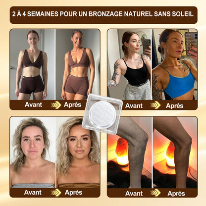 Boutique Officielle | ☀️☀️ Celsiora® Patch Bronzant Instantané Sans Soleil à Micro-Aiguilles 🇫🇷 (Une seule fois par jour) Hâle bronzé visible en 7 jours ✅ Sans UV, sans effet orange, sans traces, sans DHA, sans application salissante.